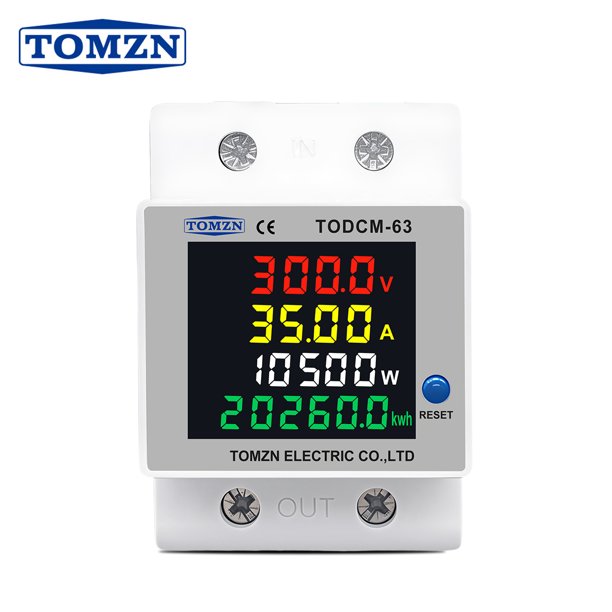 Renewable Energy Demonstration Kit - TOMZN DC Enerji Ölçer 14-600V 63A