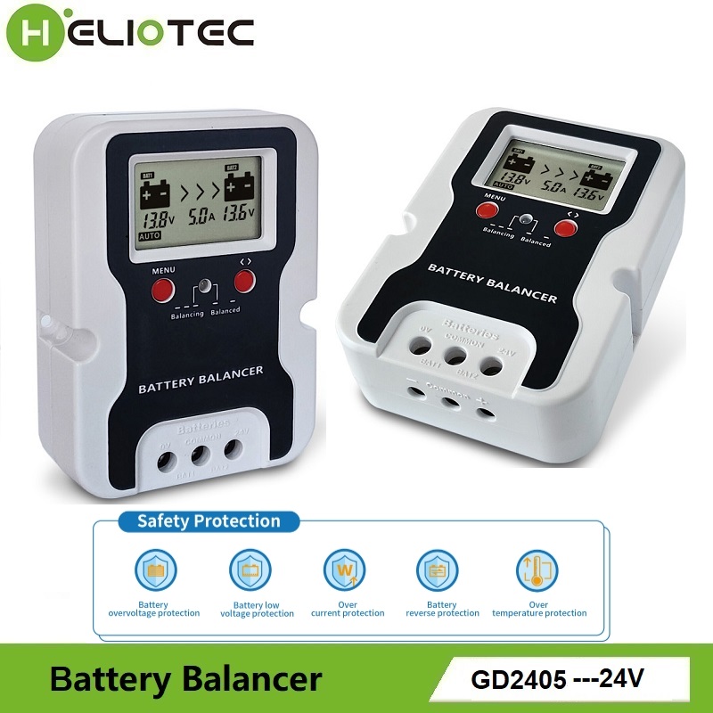 Battery Equalizer Balancer - 24V Pil Ekolayzırı, Voltaj Göstergeli, Pil
