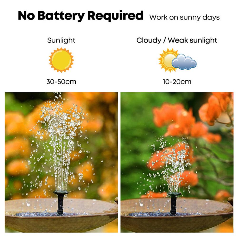 Solar Pool Pump Kit - 6 Nozüllü Dış Mekan Güneş Enerjili