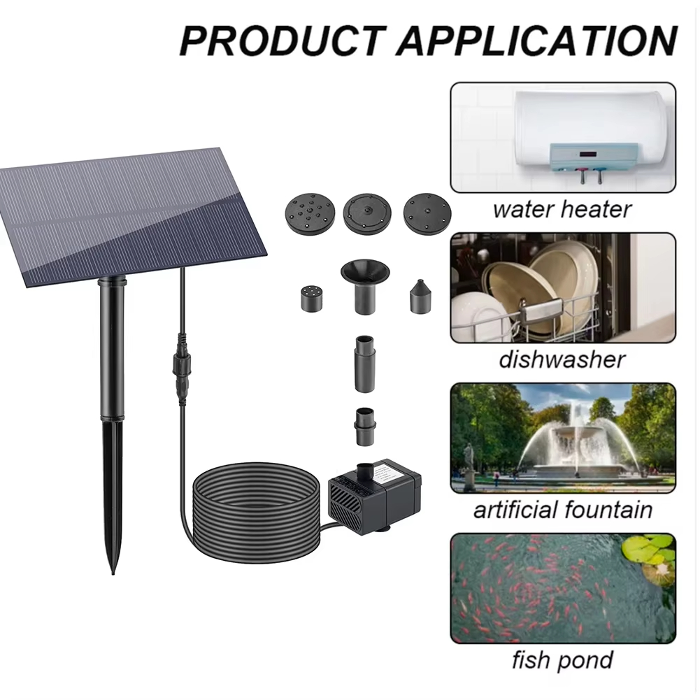 Solar Pool Pump Kit - Mini 5W 5V Güneş Enerjili Çeşme