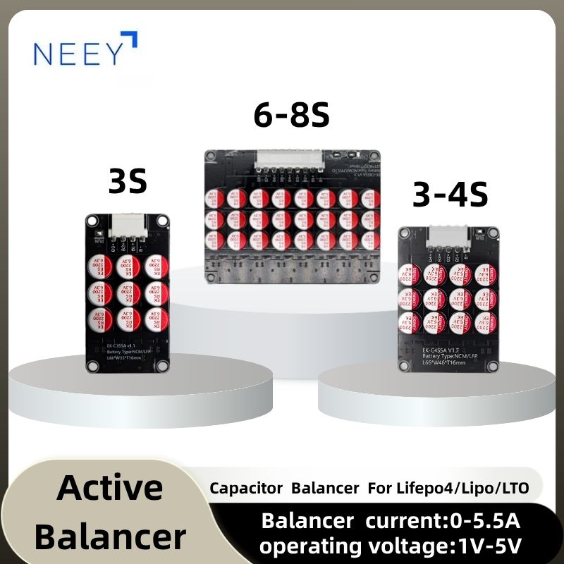 Battery Equalizer Balancer - Toptan 5A Aktif Ekolayzır Dengeleyici 3S