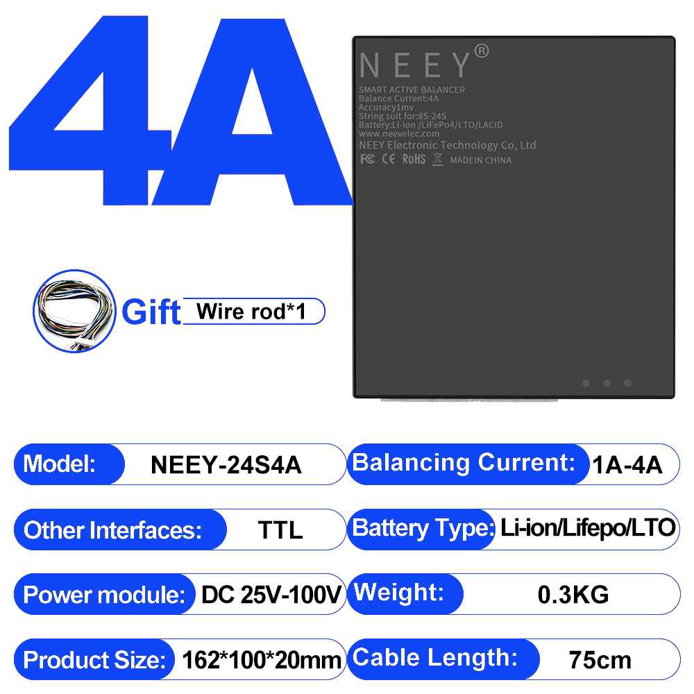 NEEY 4A Aktif Dengeleyici Akıl - Battery Equalizer Balancer incelemesi ve fiyatı