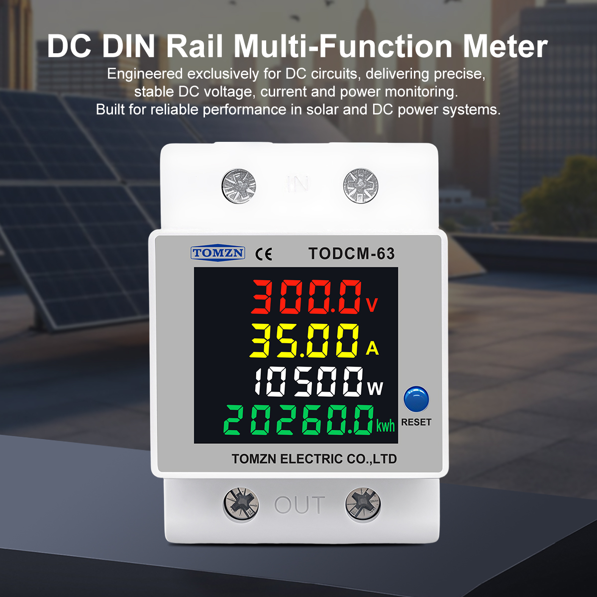 TOMZN DC Enerji Ölçer 14-600V  - Renewable Energy Demonstration Kit incelemesi ve fiyatı