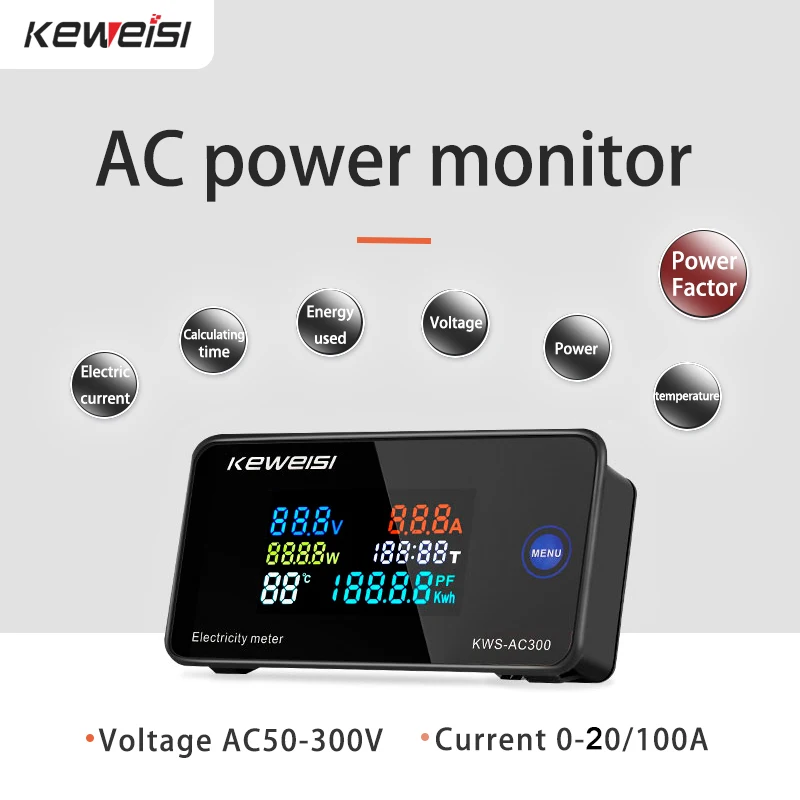 KWS-AC300 AC 50-300V Voltmetre - Renewable Energy Demonstration Kit incelemesi ve fiyatı
