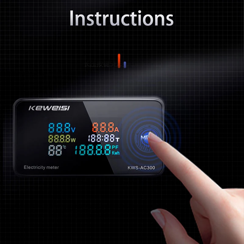 KWS-AC300 AC 50-300V Voltmetre - Renewable Energy Demonstration Kit incelemesi ve fiyatı